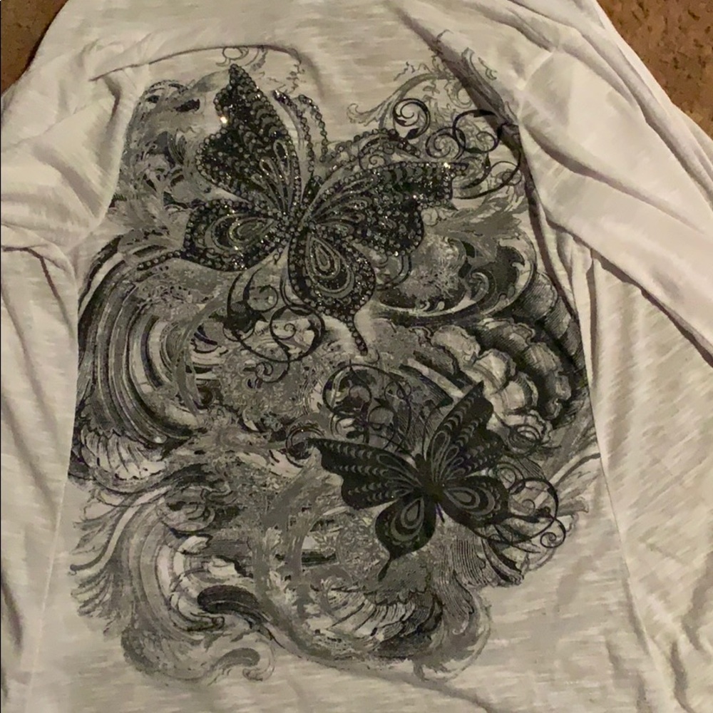 white light weight cardigan